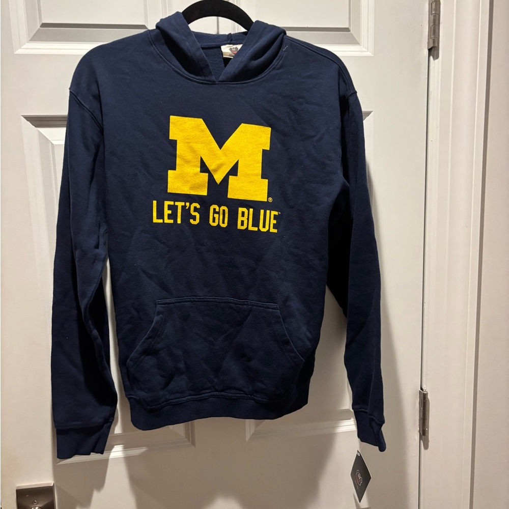 Michigan Navy Blue Hoodie (NWT)
